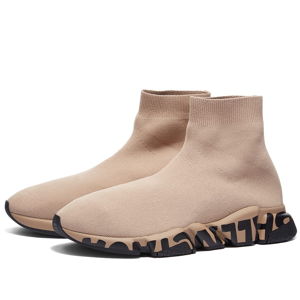 Tenisky a topánky Balenciaga Graffiti Sole Speed Runner Béžová | 645334-W2DB7-9710, 1