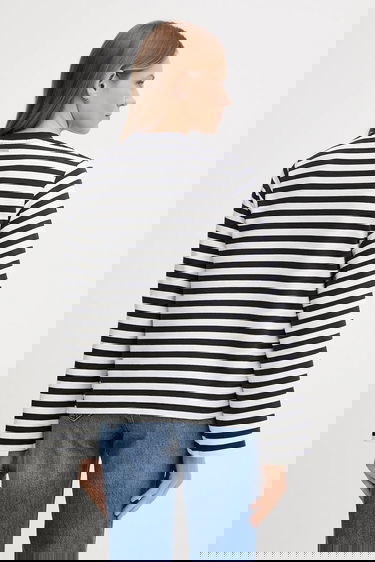Tričko Barbour Barbour ROBYN Striped Long Sleeve T-Shirt Rôznofarebný | LOL0642, 2