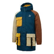 Retro Block Down Jacket