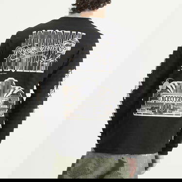 Tričko BBC IceCream Multi Graphic Longsleeve T-Shirt with Retro Woman Print Čierna | IC25434-BLK, 3