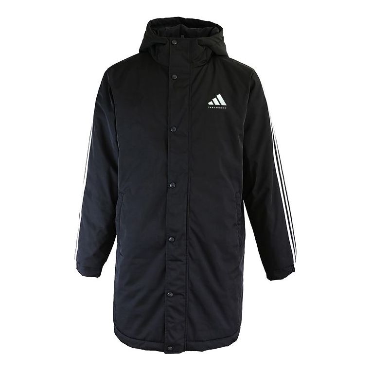 Kabáty adidas Originals Long Padded Jacket Čierna | ADIPK02T-BW