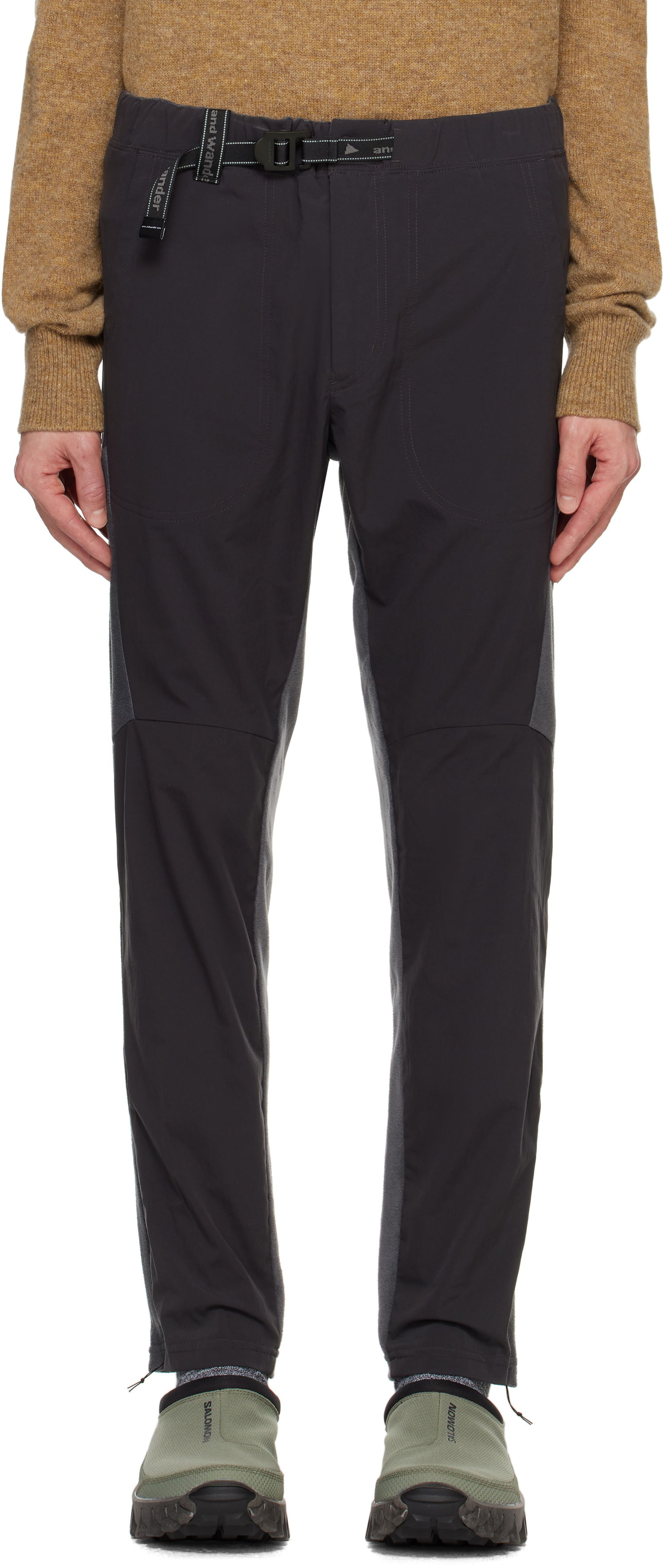 Nohavice and wander Fleece Base Trousers Šedá | 5744252122, 0