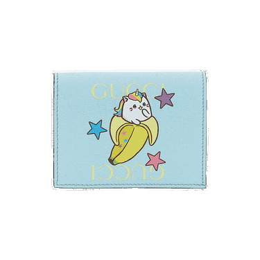 Peňaženka Gucci Bananya Card Case Modrá | 701009 U23AG 4373, 0