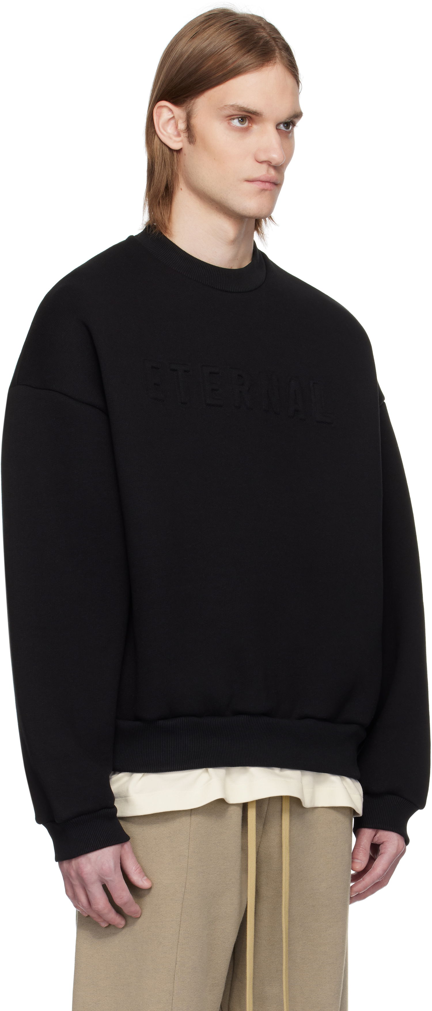 Mikina Fear of God Fear of God 'Eternal' Fleece Sweatshirt Čierna | FGE250-5141FLC, 1