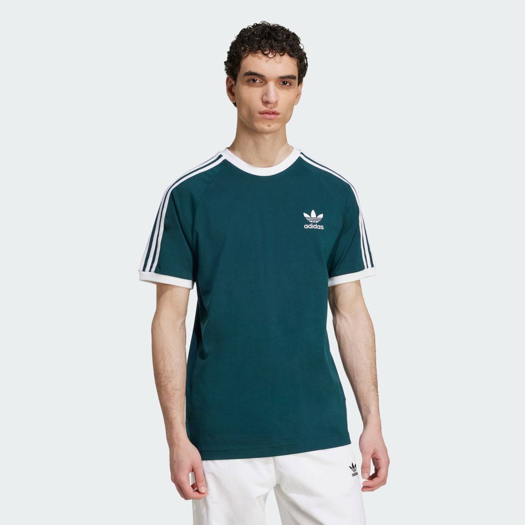 Tričko adidas Performance Adicolor Classics 3-Stripes Tee Zelené | JY1374, 0