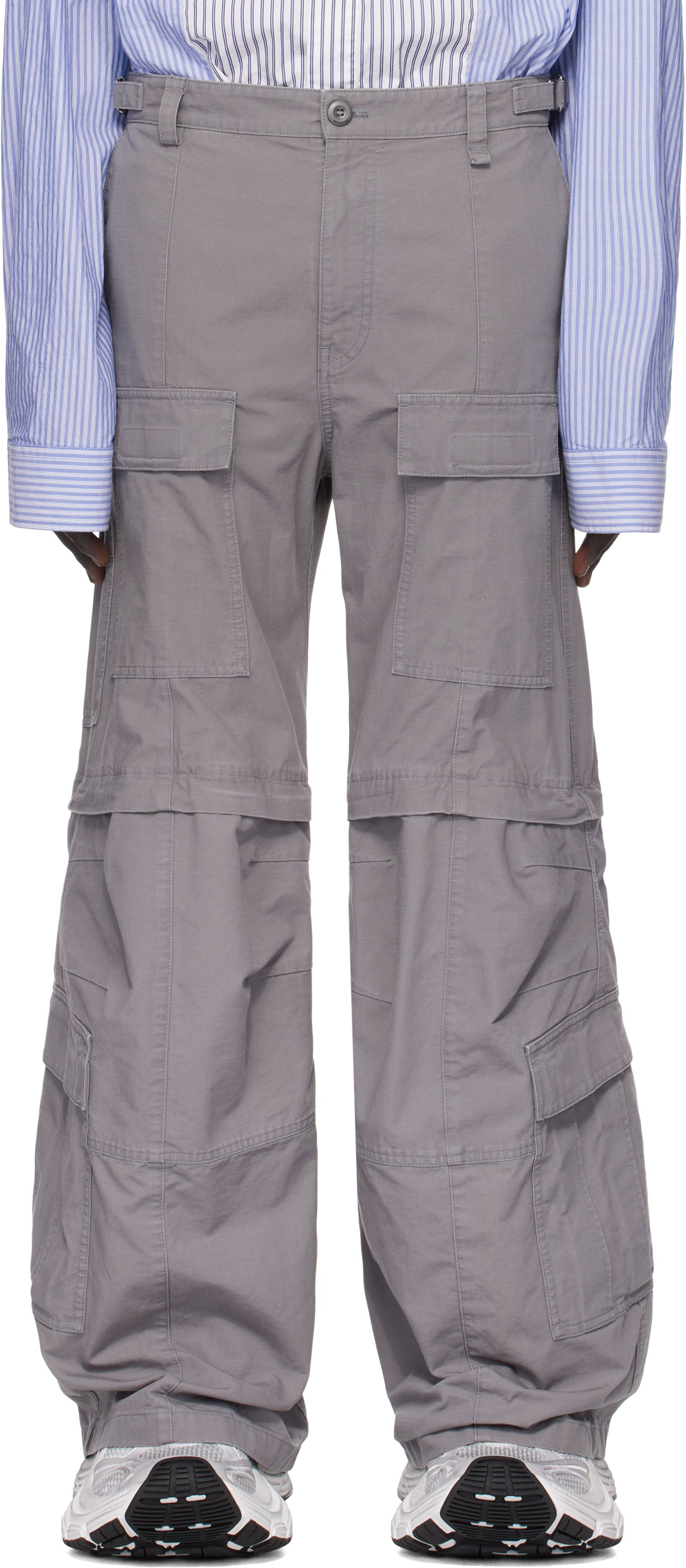 Cargo nohavice Balenciaga Flared Cargo Pants Šedá | 768810TKP279243, 0
