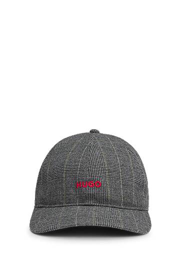 Šiltovka BOSS HUGO Twill Cap with Embroidered Logo Šedá | 50544430