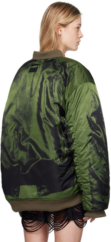 Bomber bunda Jean Paul Gaultier Jean Paul Gaultier Trompe L'œil Print Bomber Jacket Zelené | 24/30-F-BL046-C538-4100, 2