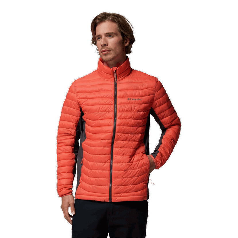 Prešívaná bunda Columbia Powder Pass™ Hybrid Jacket Oranžová | 2134141864