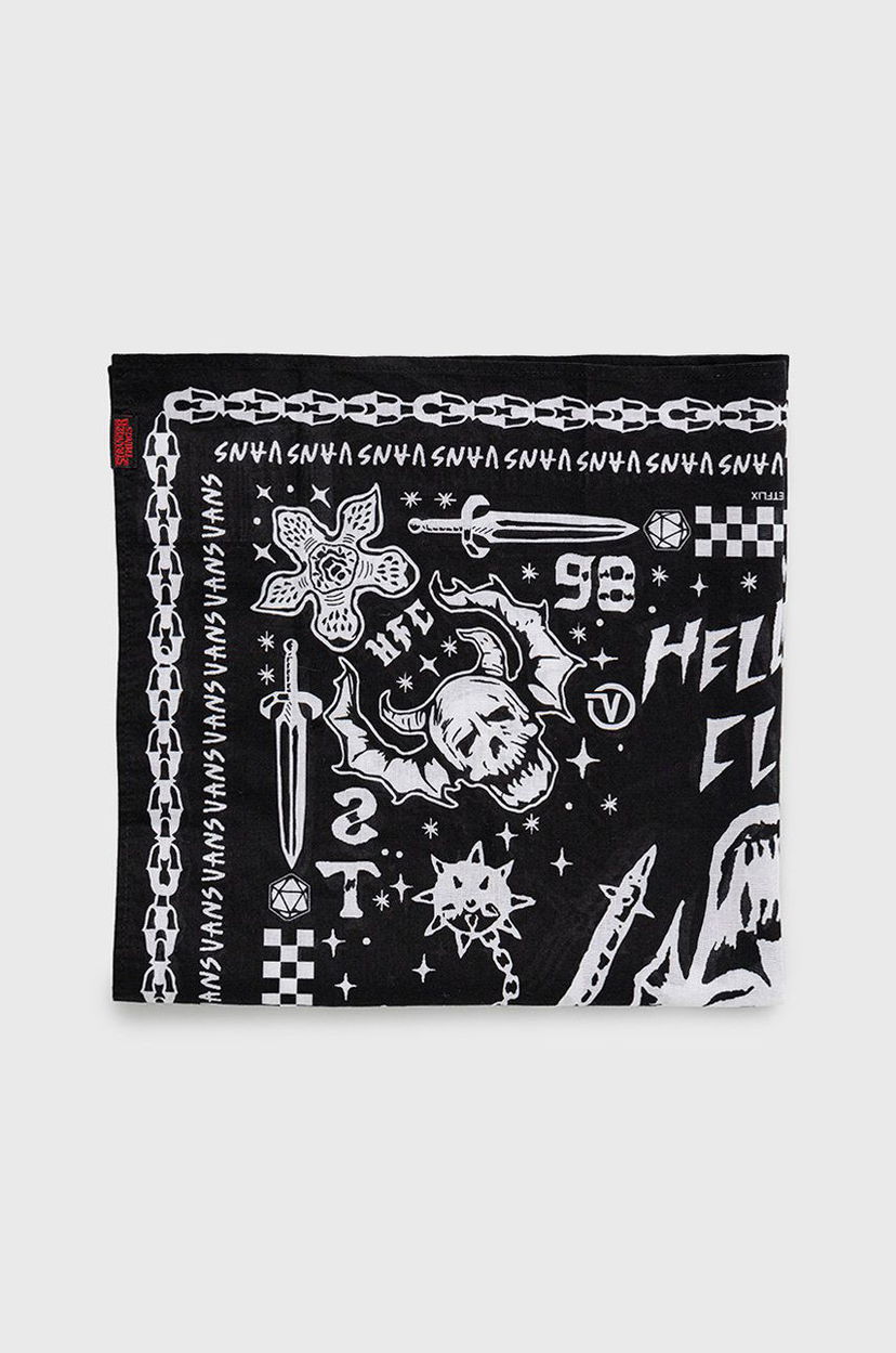 Šál Vans Vans Stranger Things Bandana Čierna | VN0007RSBLK1