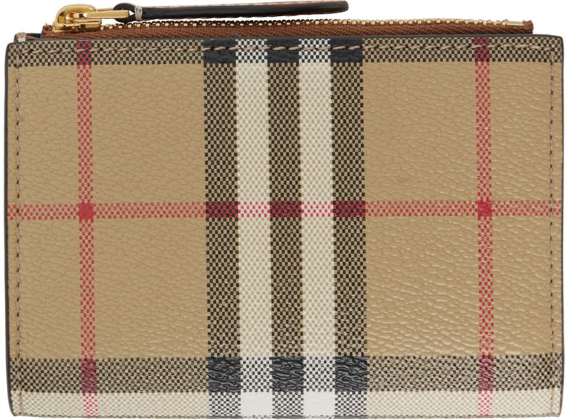 Peňaženka Burberry Check Small Bifold Wallet Béžová | 8079204