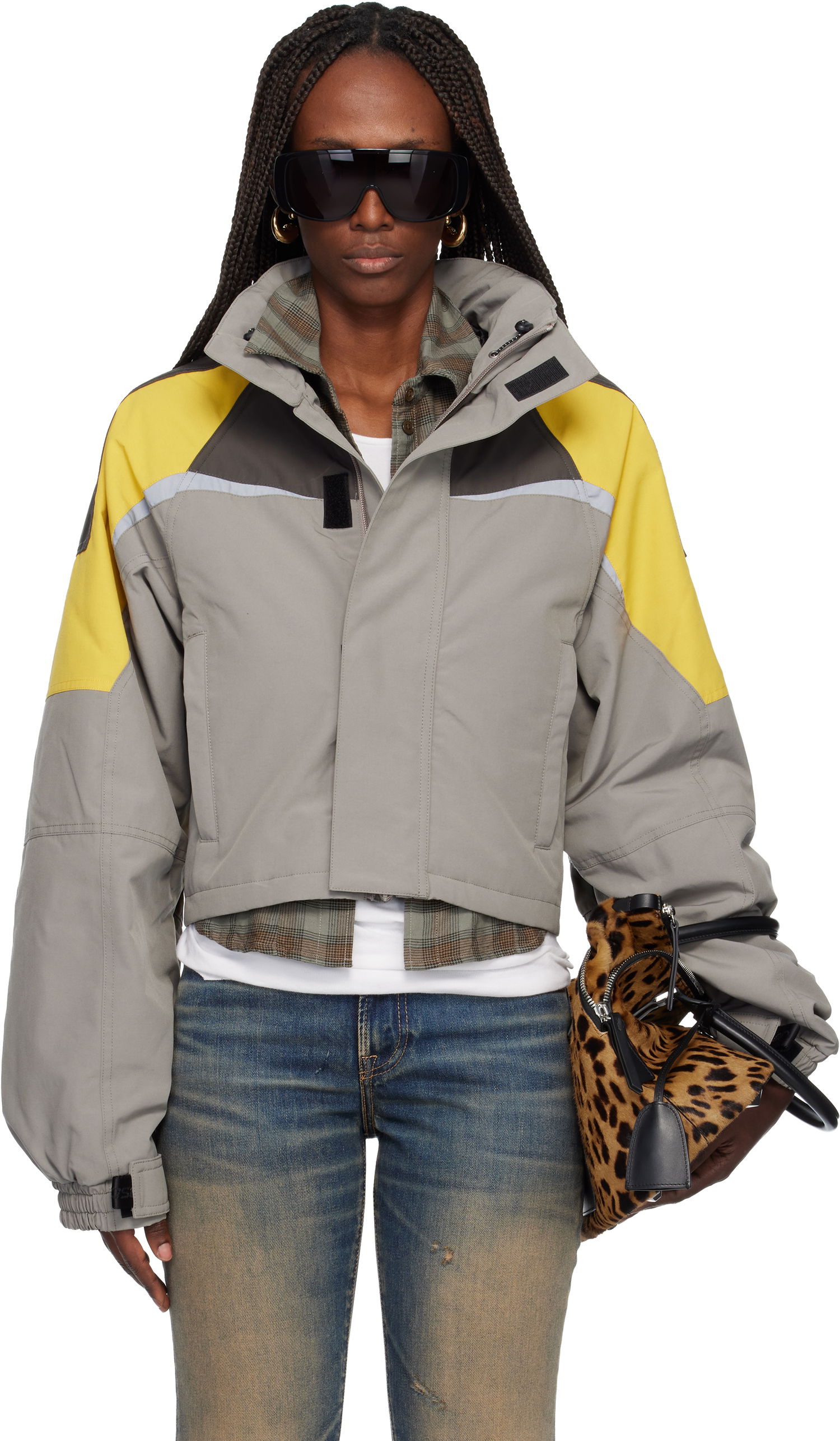 Bunda Martine Rose Martine Rose Shrunken Sports Jacket Rôznofarebný | 741WO10054, 0