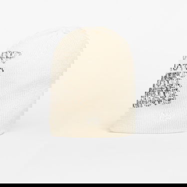 Kulicha Y-3 Y-3 Merch Distressed Print Knit Beanie Biela | KT3209, 1