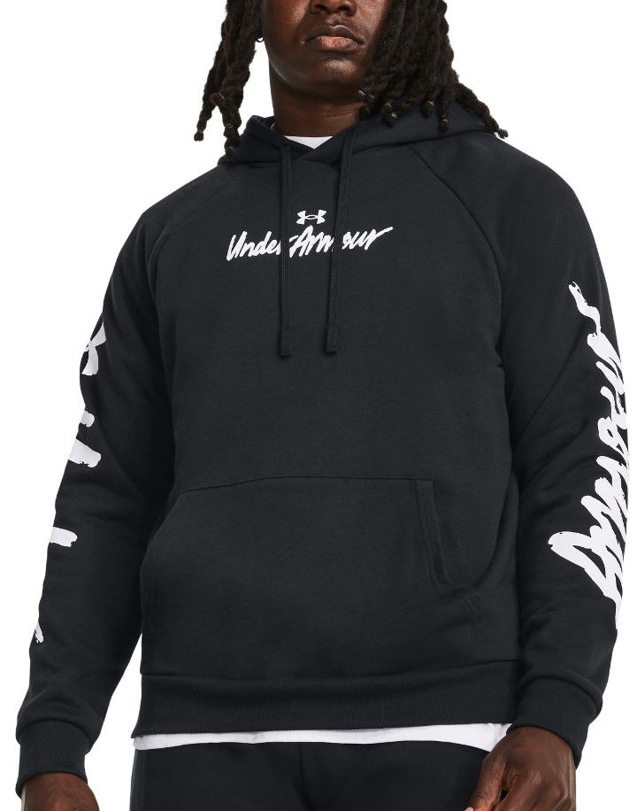 Mikina Under Armour Rival Fleece Graphic HD Čierna | 1379760-001, 0