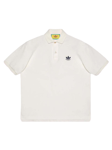 Polo tričko Gucci adidas x Cotton Piquet Polo Tee Biela | 700497 XJEL0 9791