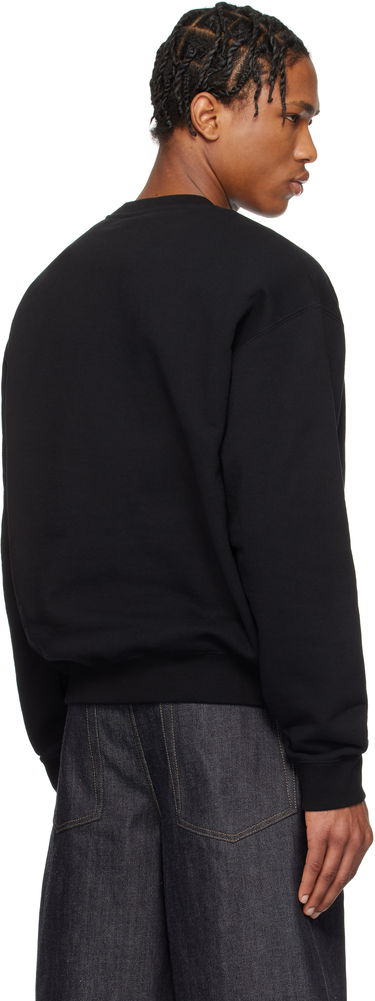 Sveter Jil Sander Jil Sander Logo Sweatshirt Čierna | J47GU0132_J20039, 2