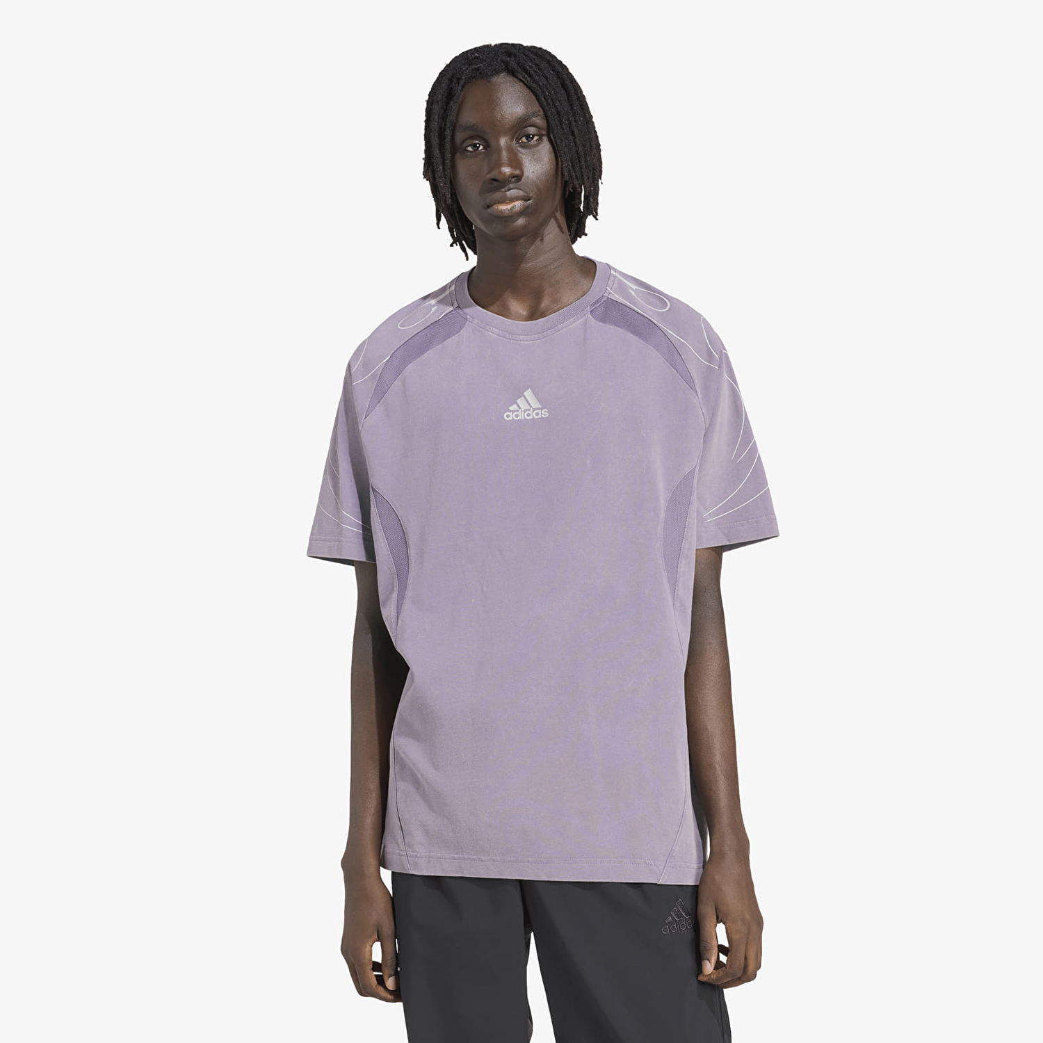 Tričko adidas Originals Adilenium Season 4 Teamgeist Graphic T-Shirt Fialová | KF8539, 0