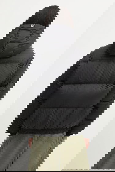 Prešívaná bunda AAPE by A Bathing Ape 29.5-inch Hooded Winter Down Puffer Jacket Čierna | AAPDNM7725XXP, 2