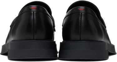 Tenisky a topánky BOSS Hugo Embroidered-Logo Loafers Čierna | 50548486, 1
