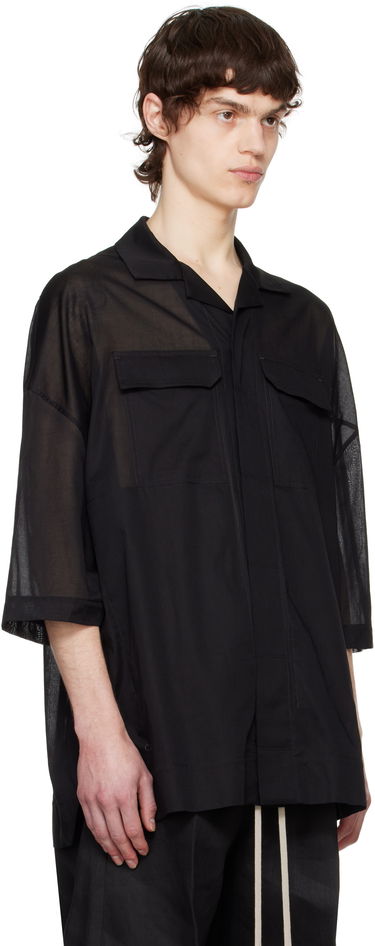 Košeľa Rick Owens Rick Owens Hollywood Magnum Tommy Shirt Béžová | RU01E5298 CV, 4