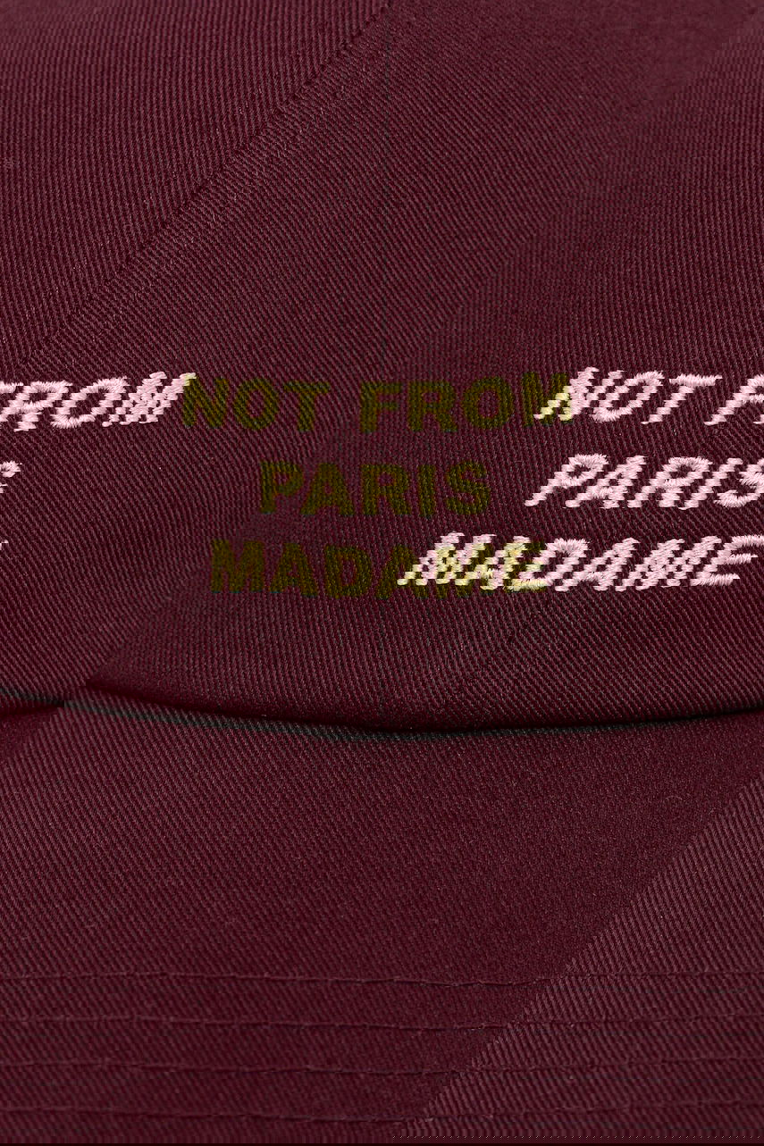 Šiltovka Drôle de Monsieur Drôle de Monsieur La Casquette Slogan Baseball Cap Vínová | I.CP151.CO138, 1