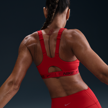 Podprsenka Nike Nike Indy Padded Adjustable Sports Bra Červená | FD1068-657, 3