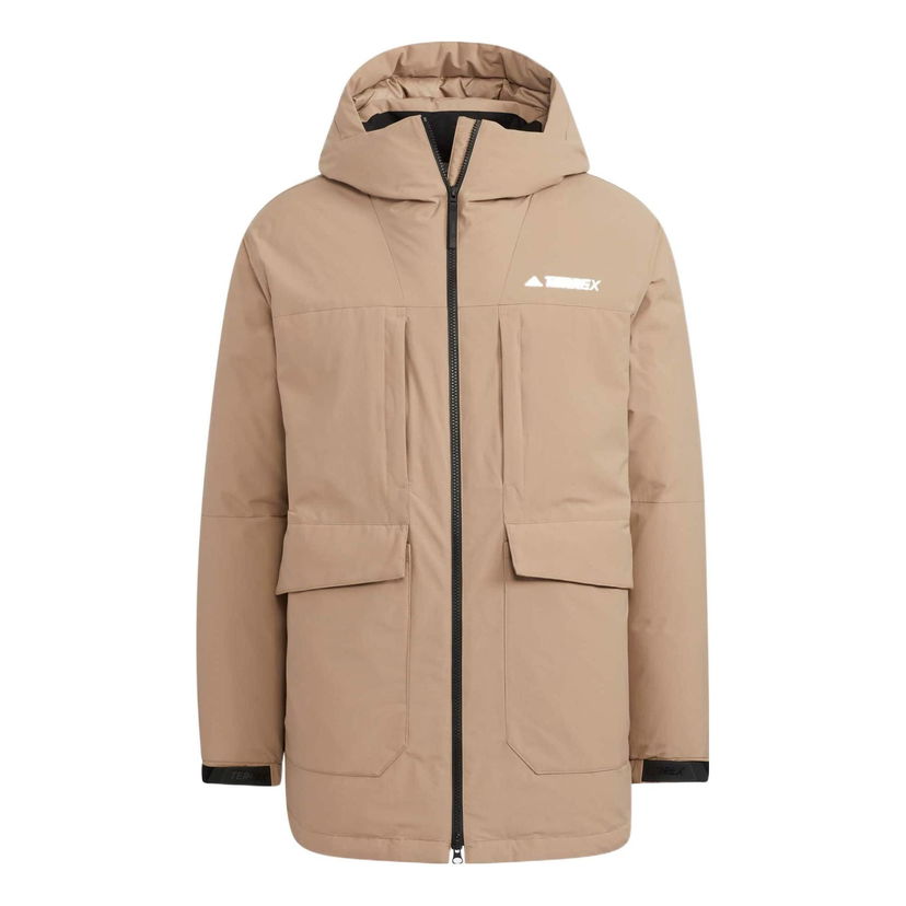 Parka adidas Originals Terrex Mid Down Jacket Béžová | HR8445
