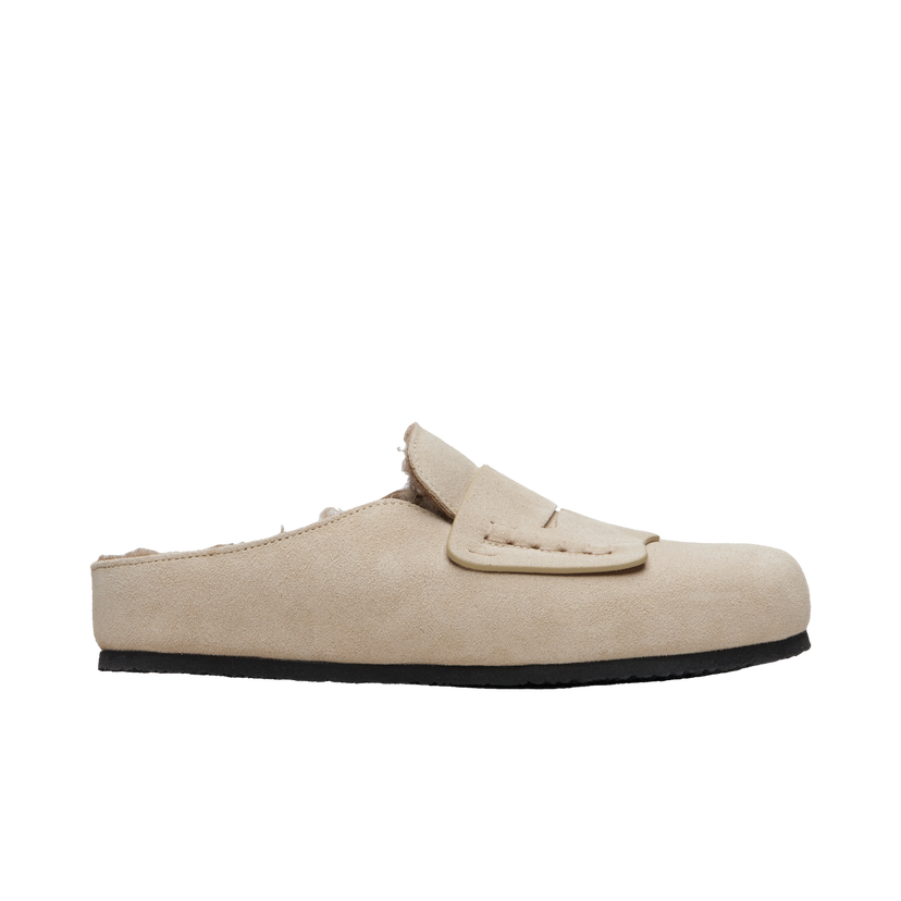 Tenisky a topánky Jacquemus 'The Mules' Suede Shearling Loafers Béžová | 25HFOM00186AC09M01