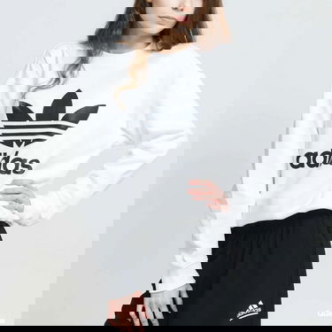 Mikina adidas Originals Trefoil Crew Biela | gn2961, 4