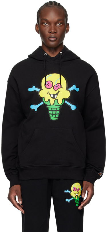 Mikina BBC IceCream ICECREAM Cones & Bones Popover Hoodie Čierna | IC24226, 0