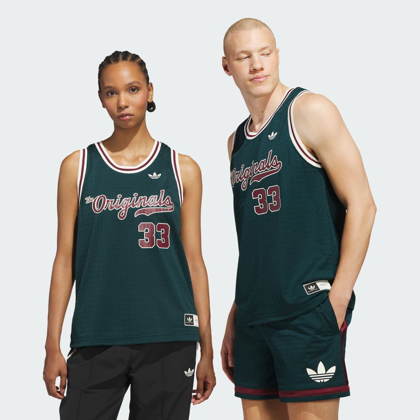 Dres adidas Performance Originals Basketball Jersey Zelené | JM9954