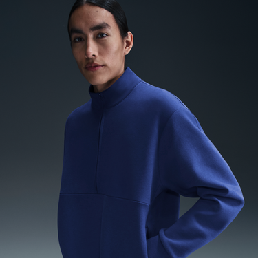 Sveter Nike Nike 24.7 Impossibly Soft Dri-FIT Half-Zip Sweatshirt Modrá | HQ6953-455, 1