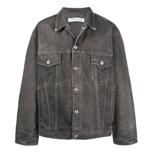 Bunda Off-White SS21 Ordinary Denim Jacket Šedá | OMYE051S20E550251002, 0