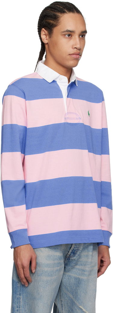 Polo tričko Polo by Ralph Lauren Polo Ralph Lauren 'The Iconic Rugby' Shirt Ružová | 710900566018, 1