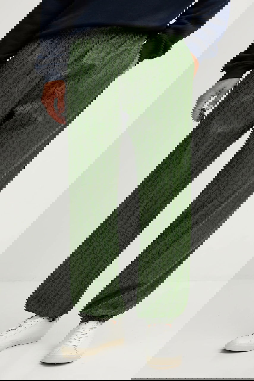 Tepláky Lacoste All-Over Print Joggers Zelené | XH8908, 0