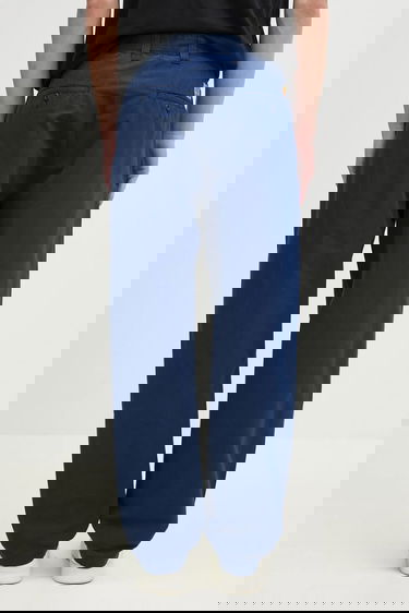 Nohavice Carhartt WIP Calder Simple Cotton Wide-Leg Pant Modrá | I033128.E7GD, 2