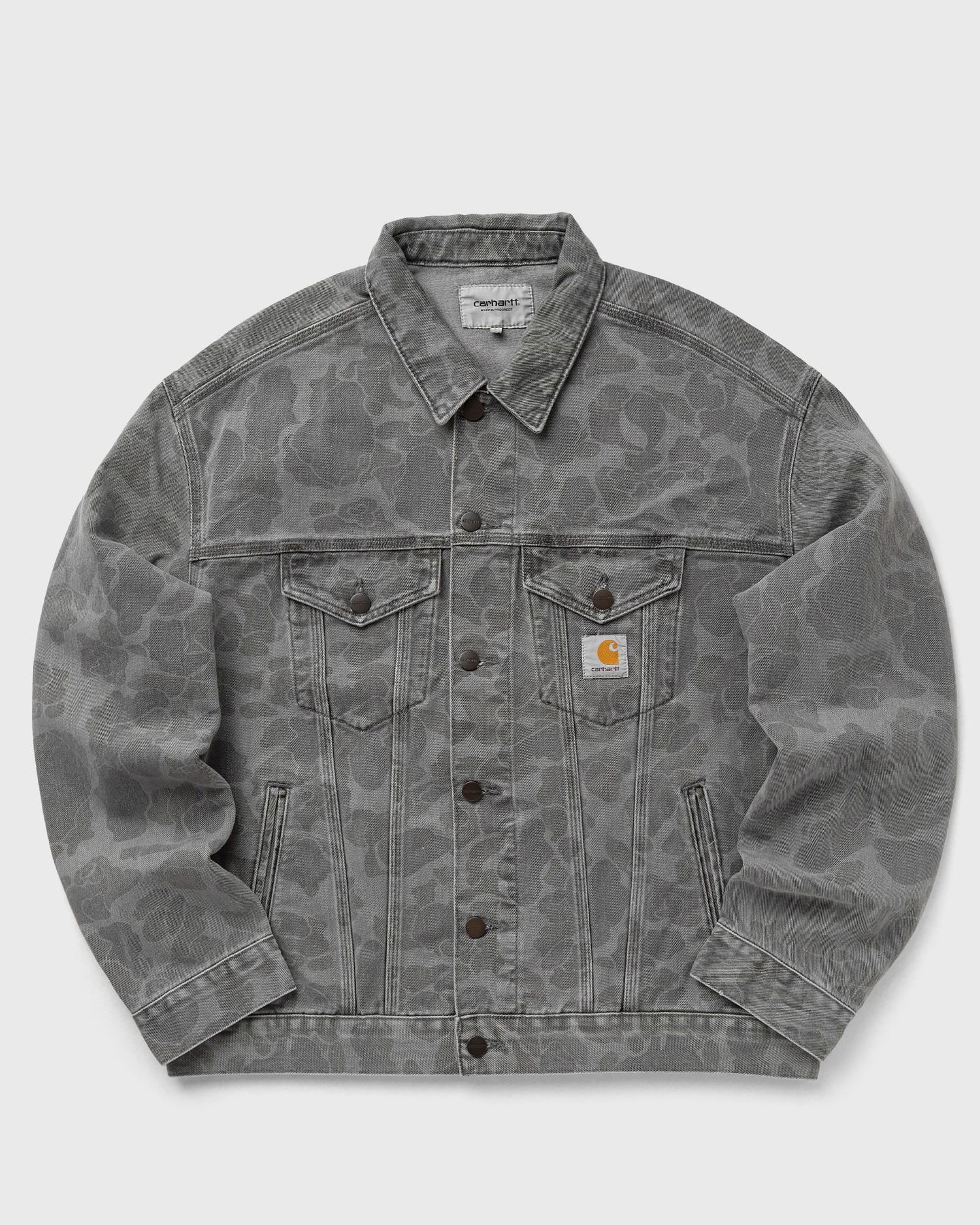 Bunda Carhartt WIP Helston Duck Camo Print Jacket Šedá | I033766-2I3.0H, 1