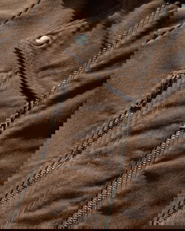 Bunda Dries Van Noten Garment Dyed Aviator Jacket Hnedá | 251-020551-1046 811, 3