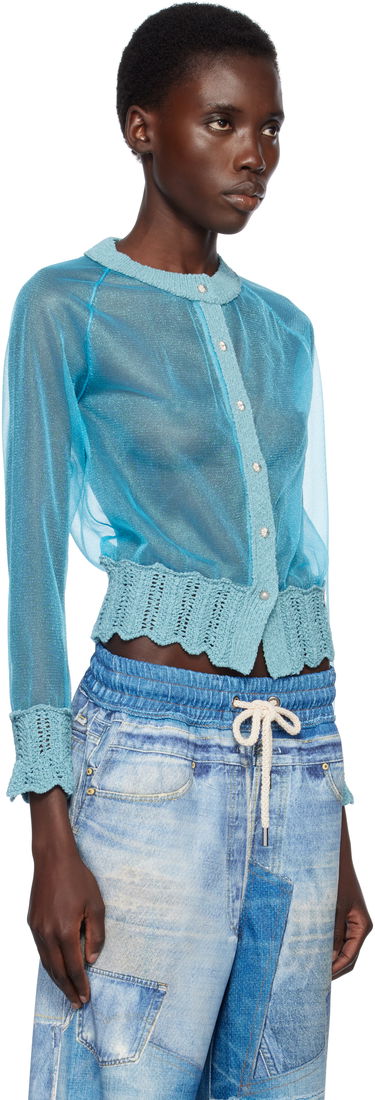 Sveter Andersson Bell Andersson Bell Sheer Knit Cardigan Modrá | atb1326w, 1