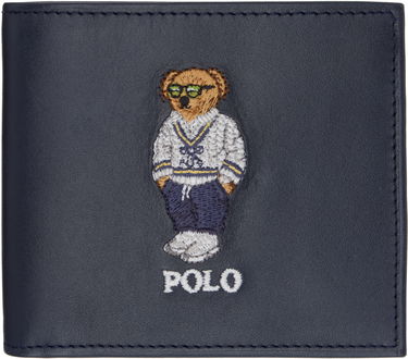Peňaženka Polo by Ralph Lauren Ralph Lauren Bear Embroidered Billfold Wallet Navy | 405962466001, 0