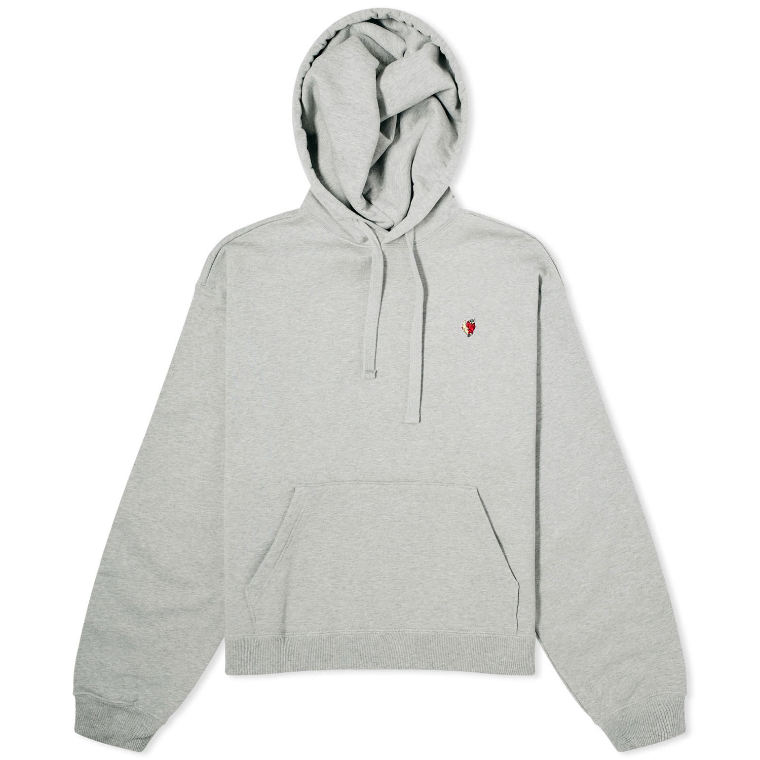 Mikina Sky High Farm Logo Popover Hoodie Šedá | SHF05T041-GRY, 0