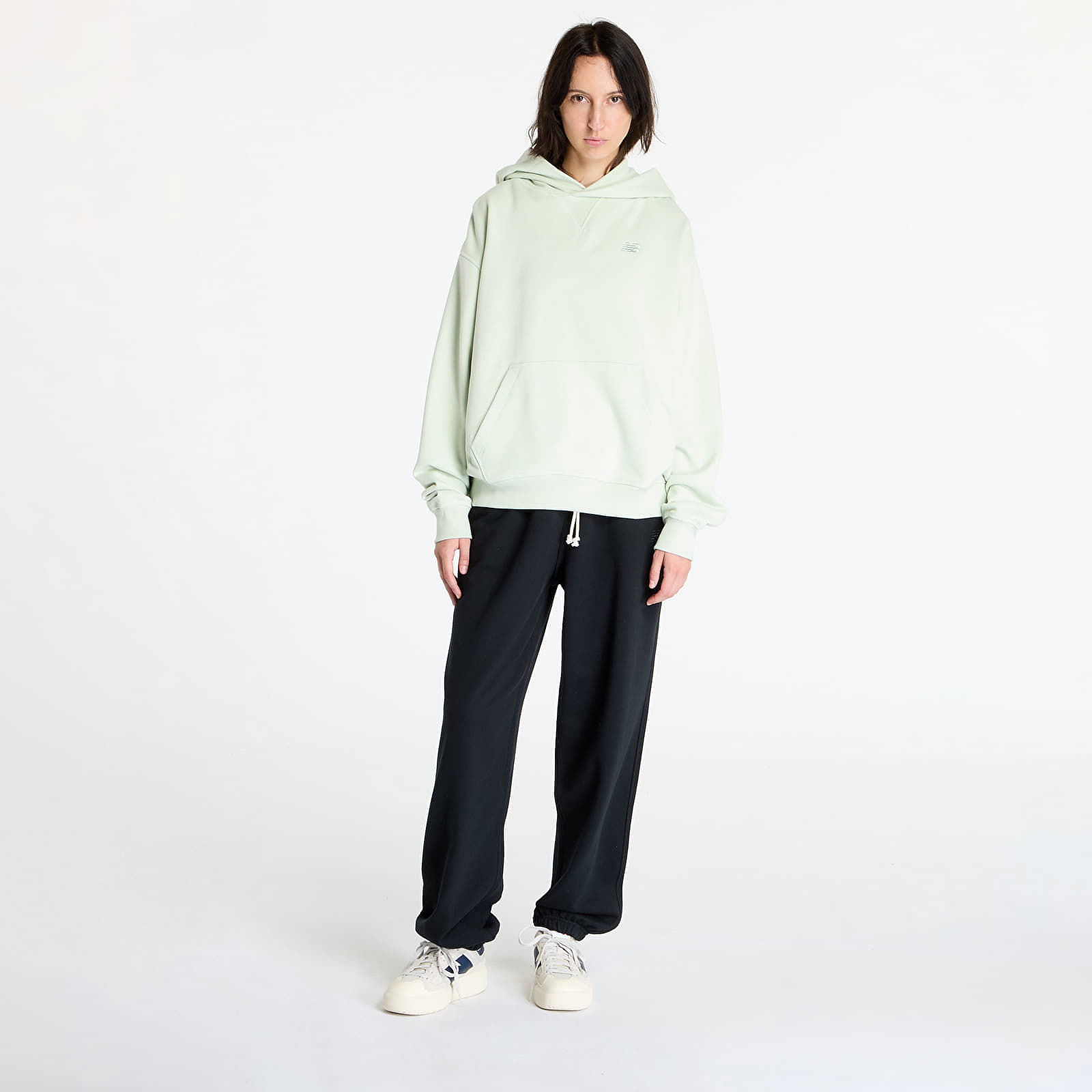 Athletics French Terry Hoodie Natural Mint