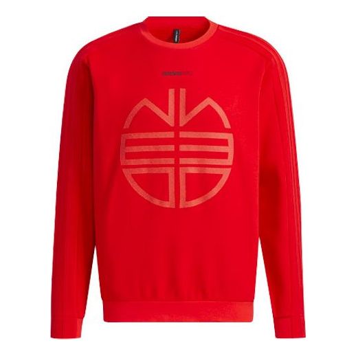 Sveter adidas Originals Casual Round Neck Pullover Červená | H52974, 0
