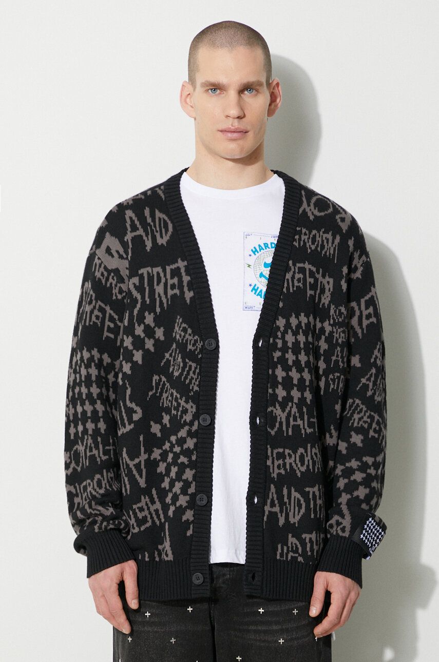 Sveter Ksubi Cardigan Heroism Čierna | MPS24KW005, 0