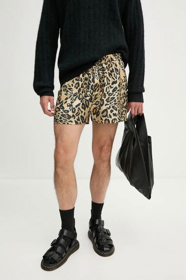 Boxerky Nanushka Silk Shorts Béžová | NM24PFPA04371, 0