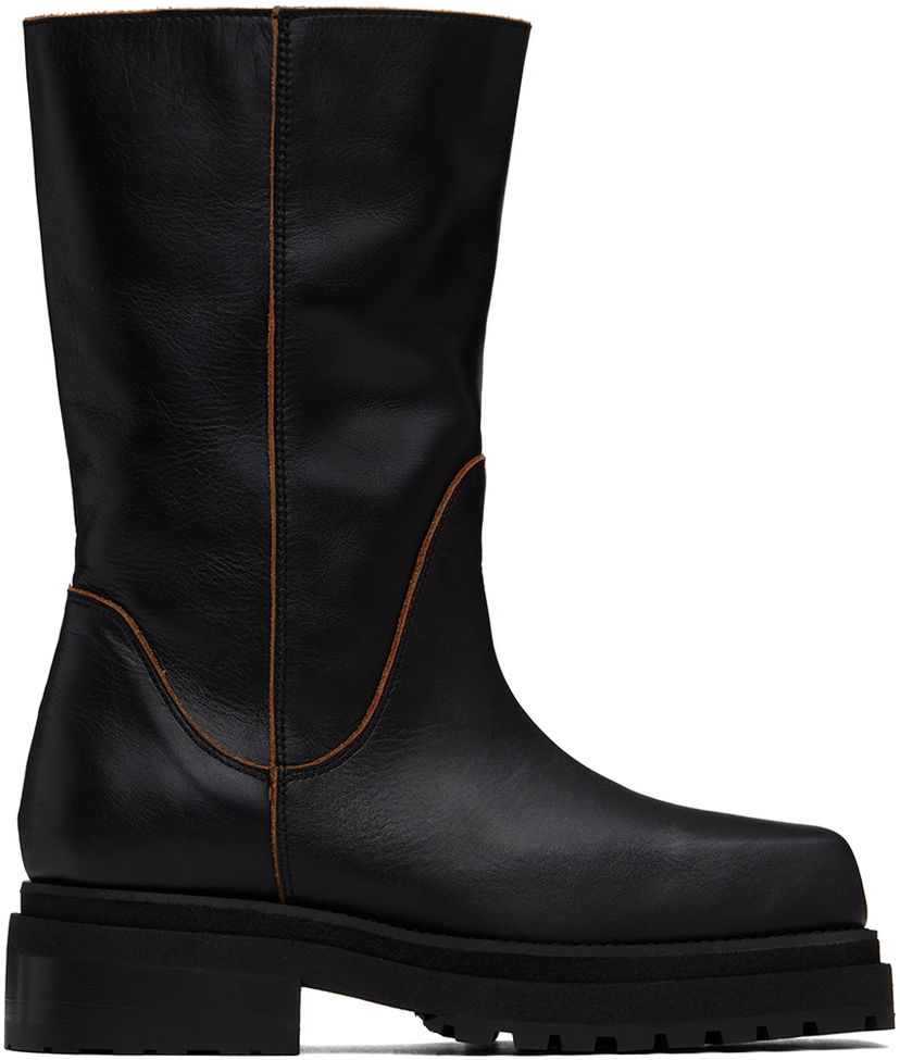 Tenisky a topánky Eckhaus Latta Eckhaus Latta Stacked Boots Čierna | FEKLWSTB295109