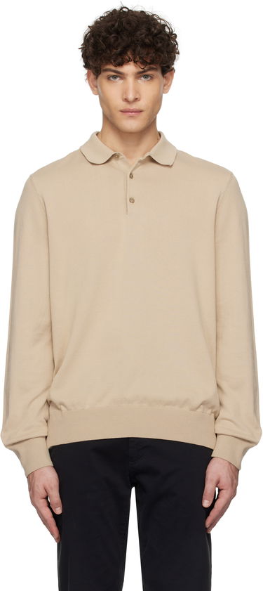 Polo tričko BOSS Regular-Fit Polo Shirt Béžová | 50506025, 0