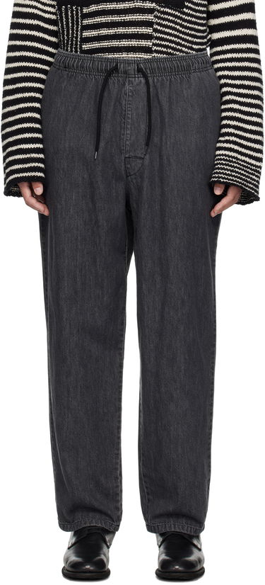 Džínsy WTAPS Elasticated Waist Relaxed Fit Jeans Čierna | 251CWDT-PTM03, 0