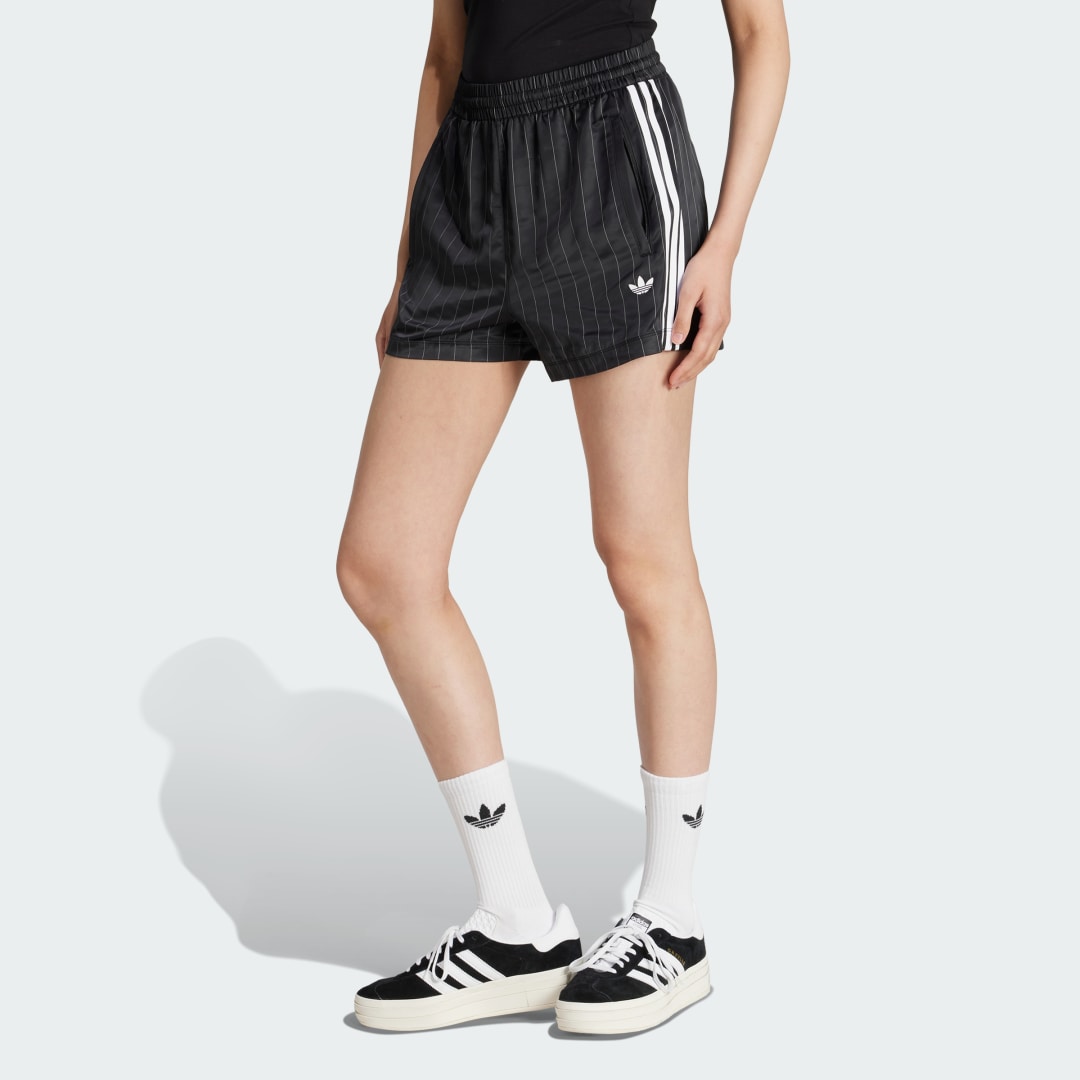 Šortky adidas Originals adidas Originals Satin Shorts with Stripes Čierna | KD2283, 0