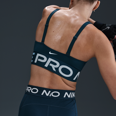 Podprsenka Nike Pro Indy Plunge Padded Medium-Support Sports Bra Zelené | HF7324-479, 2